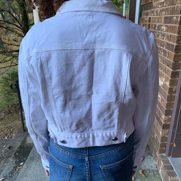 EARL JEAN WHITE DENIM JACKET - Picture 3 of 7